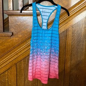 Zyia Active Pink Embers Havana Tank. Size Large EUC.